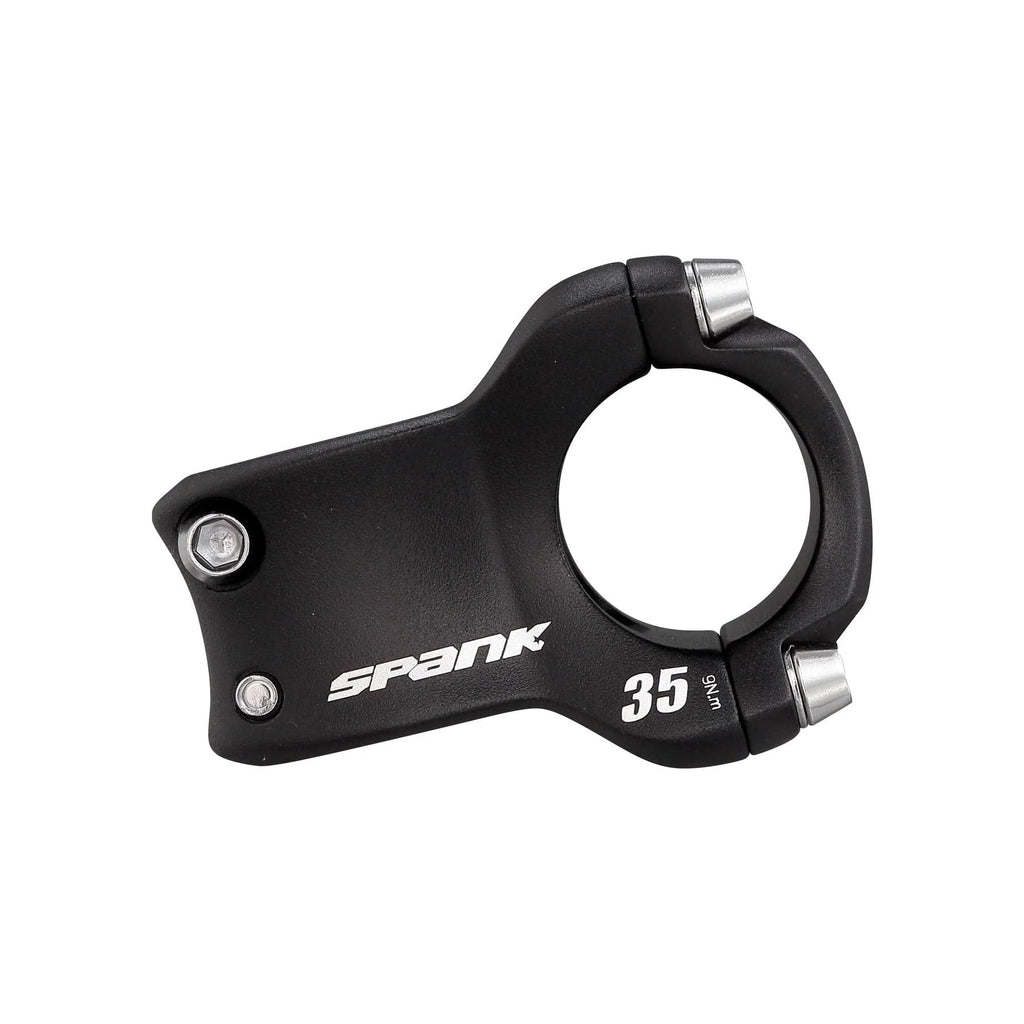 Spank Spike Race 2 Shot-Peen Anodized Mtb Bicycle Stem (Black, 35Mm), Lightweight And Strong Alloy Stem For Mountain Bike, Mount