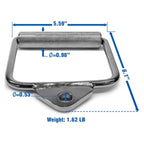 Yes4All D Row Handle Cable Attachment For Weight Workout, Cable Machine Accessories For Home Gym