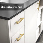 Goldenwarm 20 Pack Brushed Brass Cabinet Handle Pulls Dresser Drawer Hardware 3 Inch(76Mm) - Ls201Gd76 Kitchen Cabinet Handles C