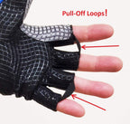 Waterline Half Finger Paddling Gloves For Kayaks, Canoes And Sup Paddle Boards (Small)