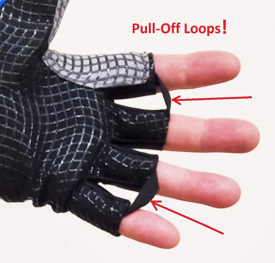 Waterline Half Finger Paddling Gloves For Kayaks, Canoes And Sup Paddle Boards (Small)