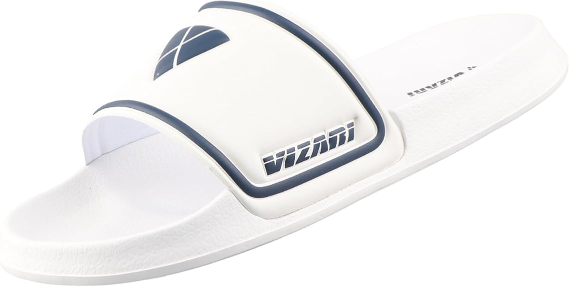 Vizari Youth Soccer Slide Sandals – White