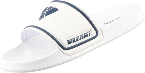 Adult Soccer Slide Sandals - White - Vizari Sports