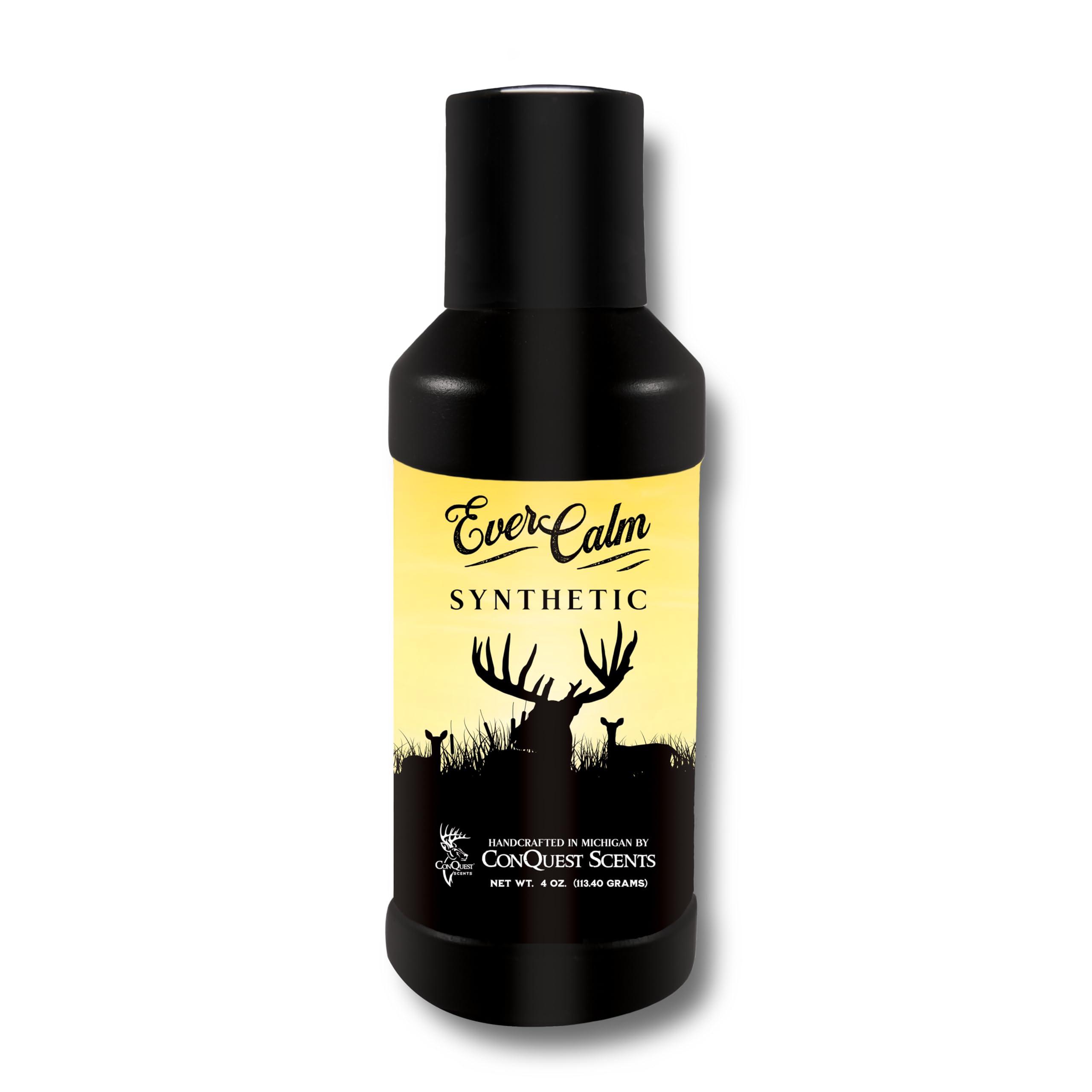 Conquest Scents EverCalm Deer Herd Scent Bottle -Synthetic Deer Attractant & Calming Scent, All-Season Effectiveness, Alternativ