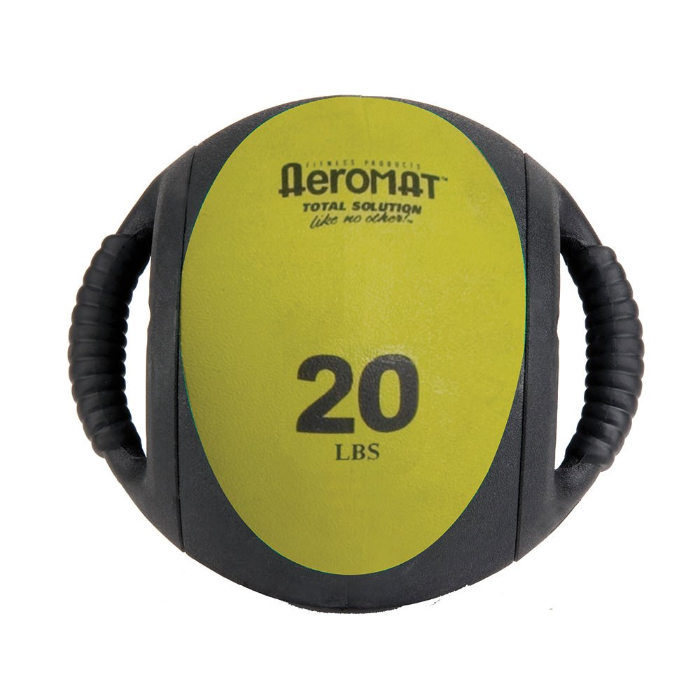 Aeromat Dual Grip Power Medicine Ball, 9Cm/20-Pound, Black/Bronze