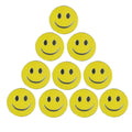 Pinmei Lot Of 10 Golf Ball Markers Assorted Patterns - Soft Enamel Technique (Smiling Face)