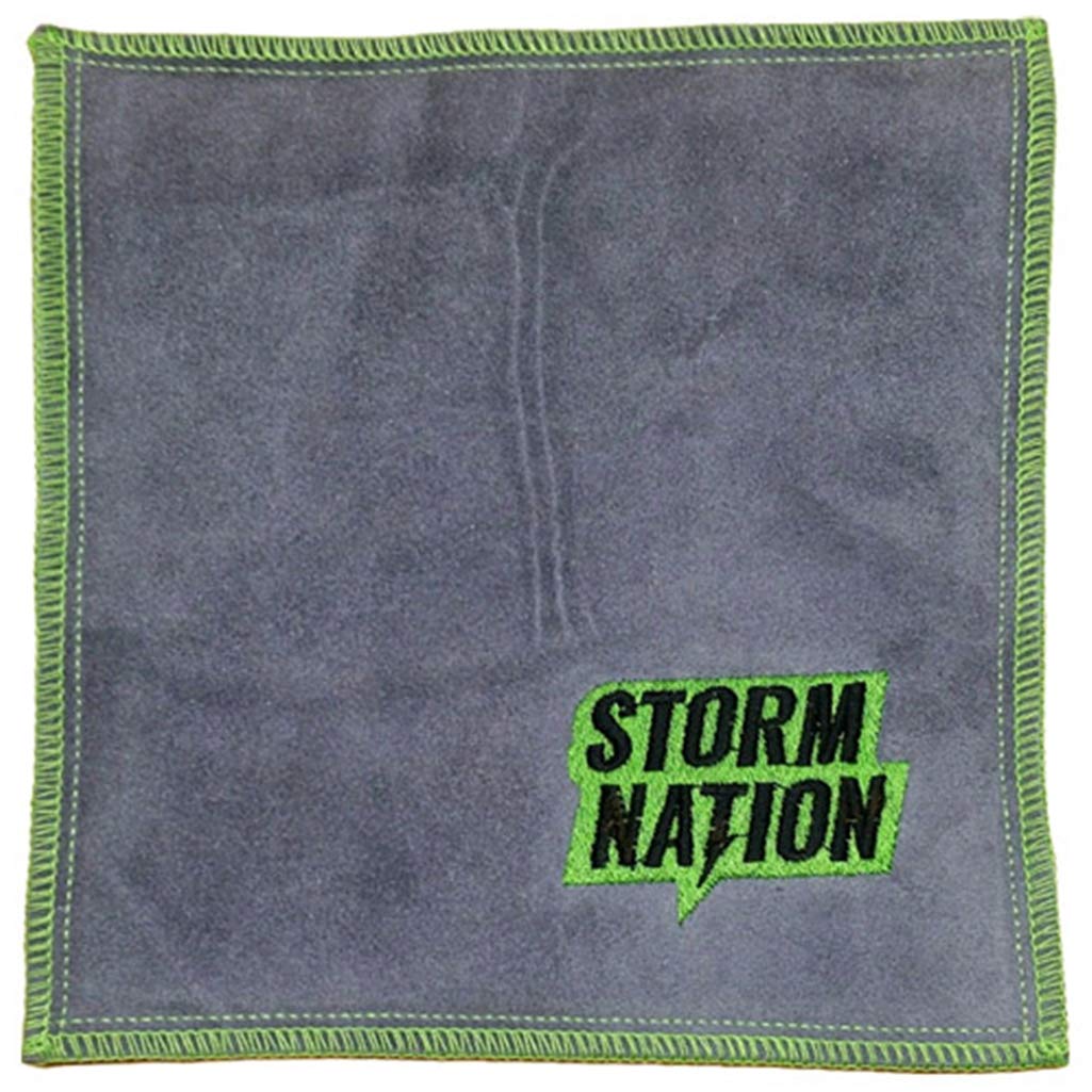 Storm Stac901Gr Bowling Towel, Green/Gray, 10.71'' X 7.40''