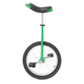 DYNAMI 18 Inch Unicycle with Manganese Steel Frame,Outdoor Unicycle with Leakproof Tire & Curved PU Seat,Adjustable Height,Light