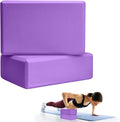 Piqiuqiu Set Of 2 Yoga Blocks Eva Stability For Meditation Yoga Pilates Support And Strengthen Poses