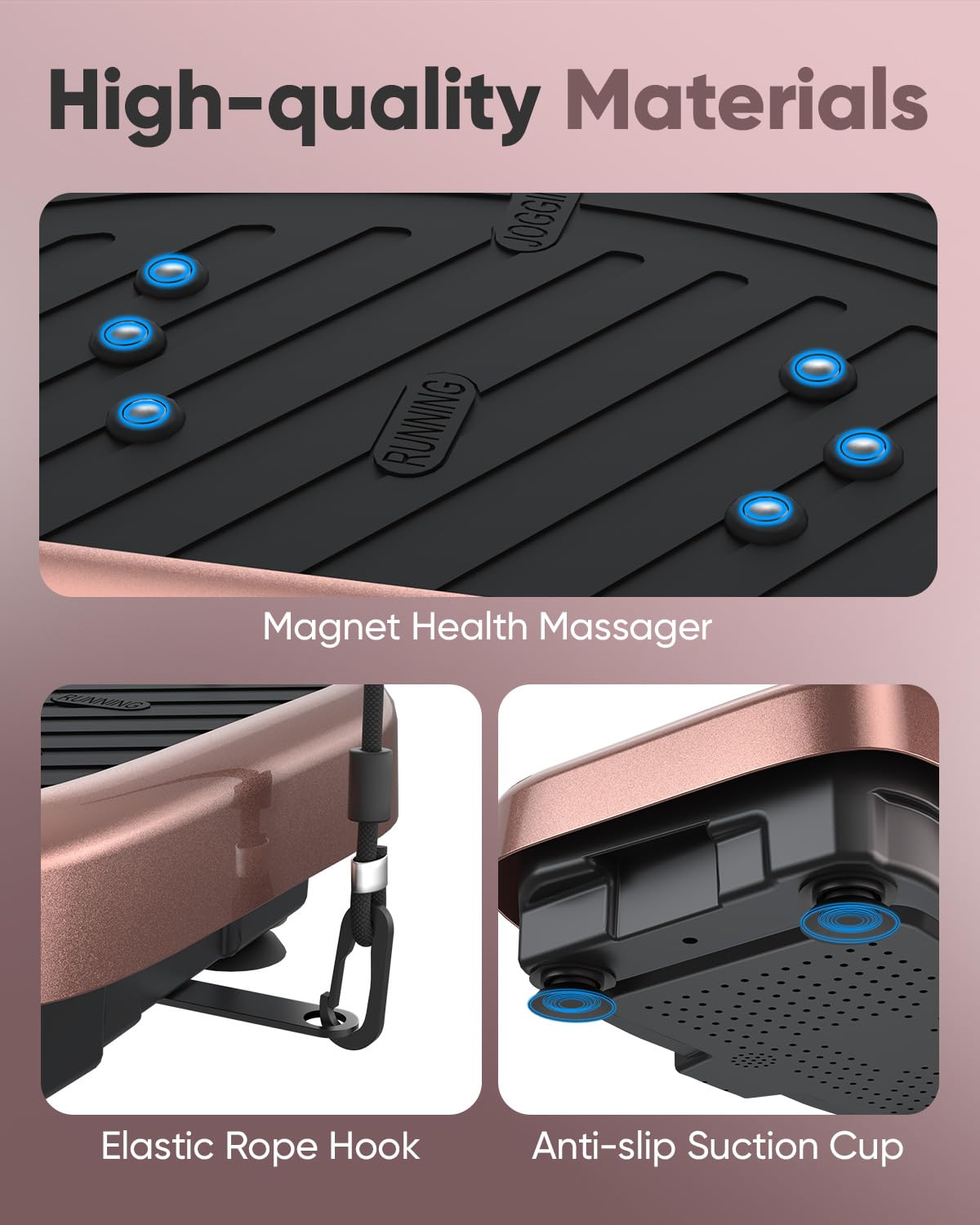 GDCOO Vibration Plate Exercise Machine Vibrating Platform for Fun Lymphatic Drainage and Weight Loss, Vibrant Home Workout Equip
