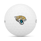 Wilson Staff 2023 Duo Soft Nfl Golf Balls - 12 Balls, White, Jacksonville Jaguars
