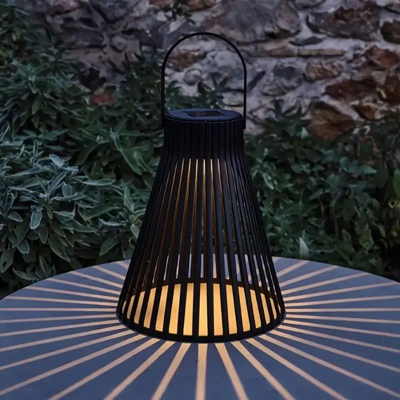 Voracia Solar Light Outdoor Hanging Or Table Vintage Metal Solar Lantern Light With Waterproof Edison Bulb Decorative For Patio,