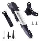 Velochampion Alloy Mini Bike Pump Suitable For Presta, Schrader And Dunlop - Portable, Compact, Durable And Easy To Use (Alloy 9
