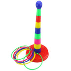Ogrmar 18'' Colorful Plastic Sport Ring Toss Game Set For Kids