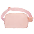 Vorolo Fanny Pack Christmas Gift For Women And Men Crossbody Bag Belt Bag Bum Bag With Adjustable Strap For Sports Pink
