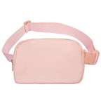 Vorolo Fanny Pack Christmas Gift For Women And Men Crossbody Bag Belt Bag Bum Bag With Adjustable Strap For Sports Pink
