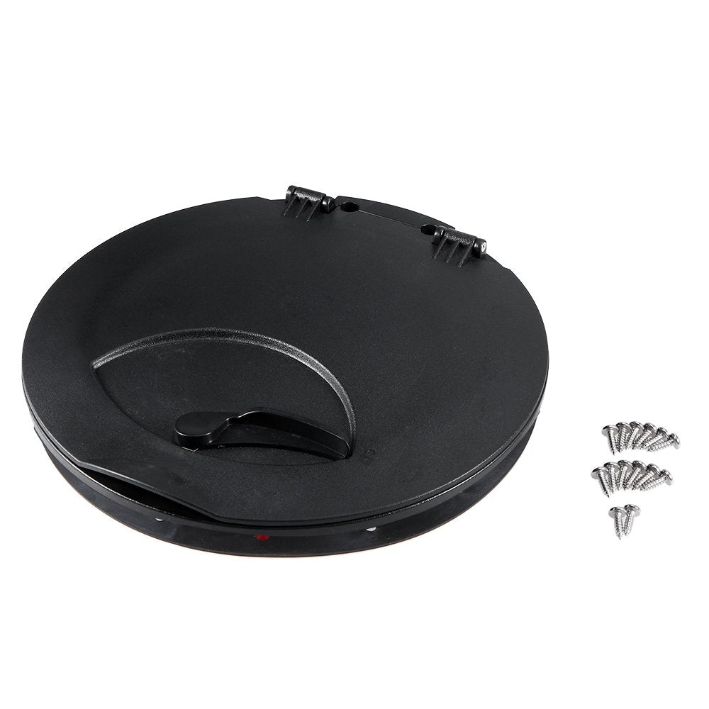 Lixada 9'' Deck Plate Hatch Cover Kit With Storage Bag For Marine Inflatable Boat Kayak Rigging
