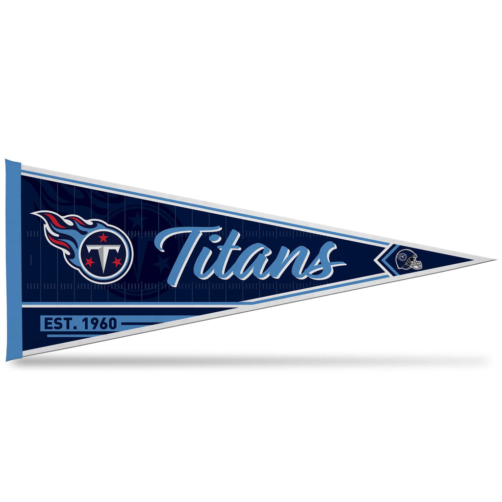 Rico Industries Nfl Football Tennessee Titans Classic 12'' X 30'' Felt Wall D  Cor Pennant - Great For Home/Bed Room/Man Cave D