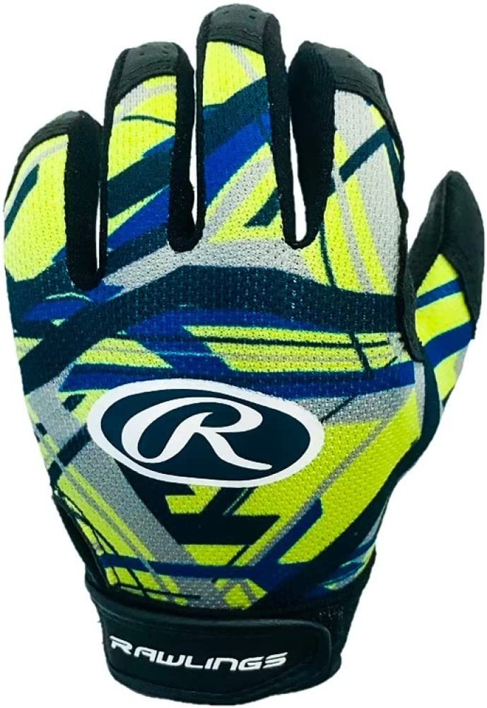 Rawlings Remix T-Ball/Coach Pitch Batting Gloves | Boys & Girls Size Youth Xs | Neon Green