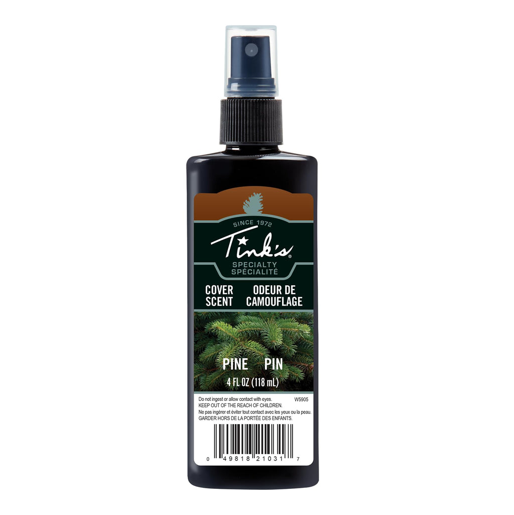 Tink'S Pine Power Cover Natural Odor Eliminator And Human Scent Blocker, Easy Application For Hunting Gear, Clothes, Or Boots, 4