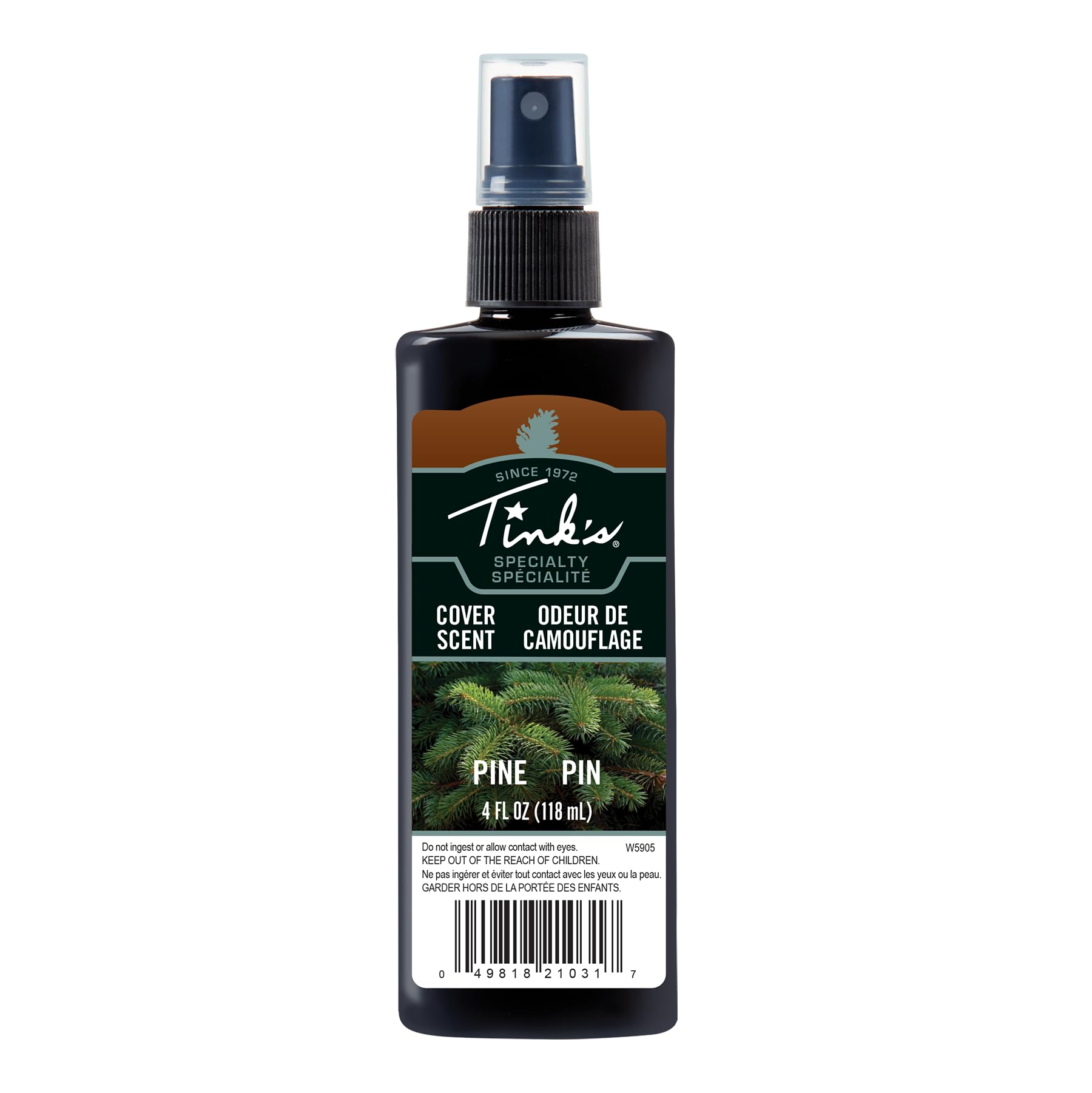 Tink'S Pine Power Cover Natural Odor Eliminator And Human Scent Blocker, Easy Application For Hunting Gear, Clothes, Or Boots, 4