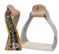 Showman Shimmering Never Give Up Twisted Angled Lightweight Aluminum Stirrups
