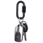 Bewishome D Shape Locking Carabiner,Black Quick Links,Durable Chain Links,Heavy Duty Chain Connector,Black M8 Hdk03H