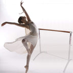 Ballet Barre Portable For Home Or Studio, Freestanding Adjustable Bar For Stretch, Balance, Pilates, Dance Or Active Workouts, S
