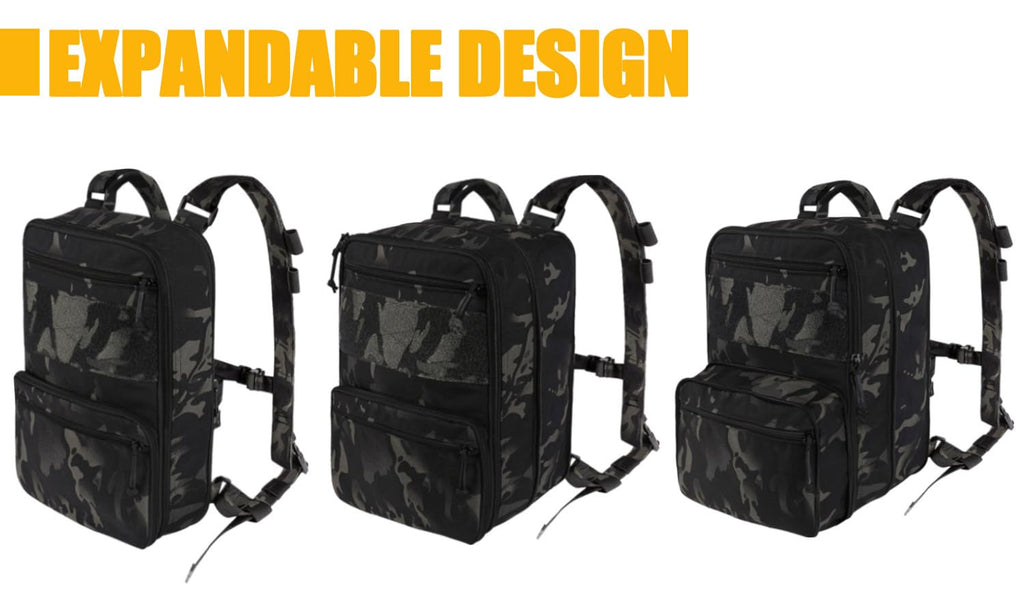 Krydex Tactical Expandable Backpack Molle Backpack For Travelling Hiking Hunting (Mk)
