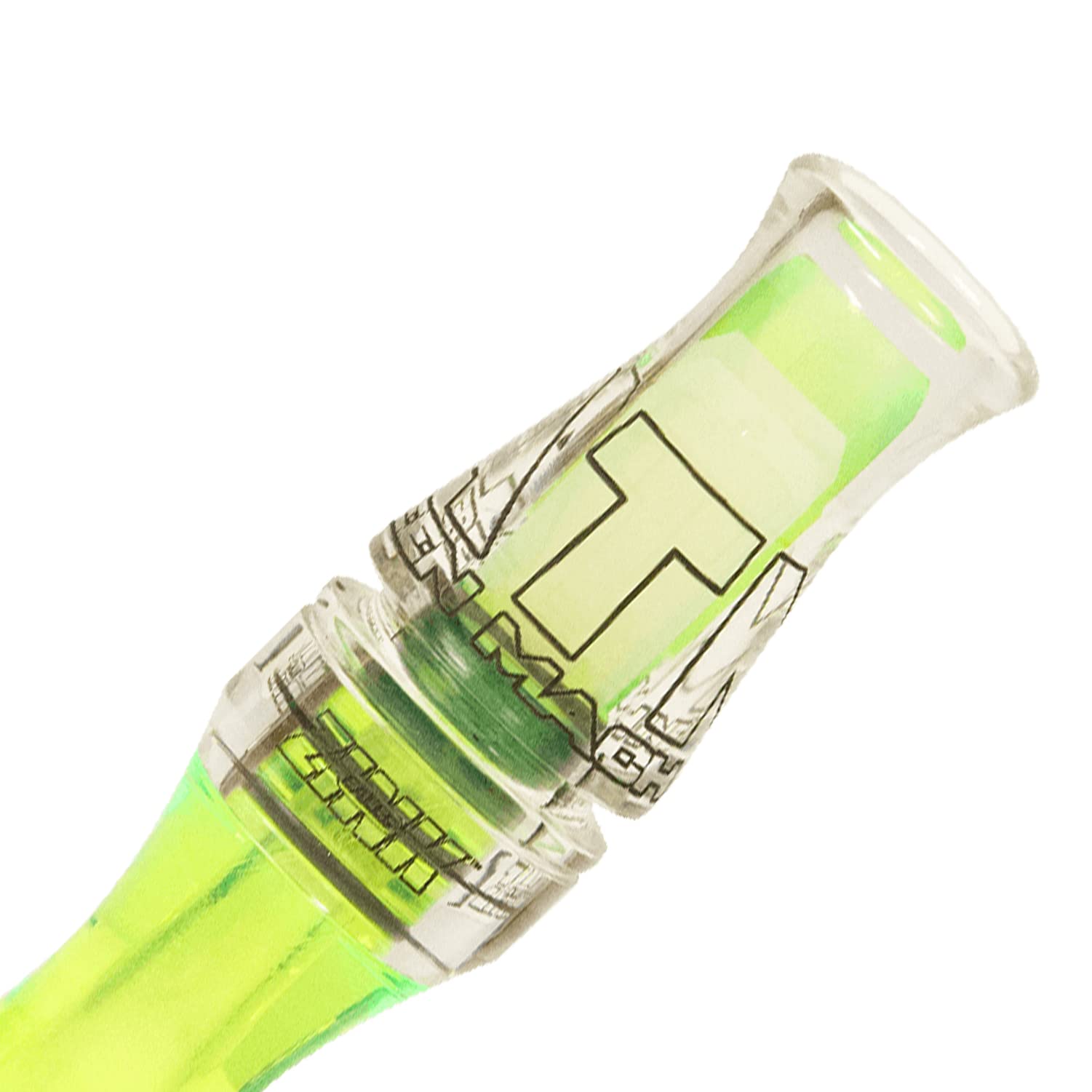 Zink Atm Green Machine Polycarbonate Double Reed Durable Hunting Waterfowl Duck Game Call - Huge Range Of Tones With Great Botto
