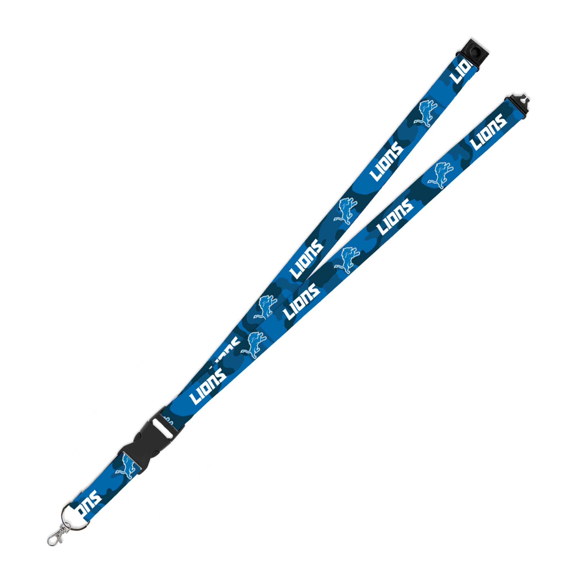 Rico Industries Detroit Lions NFL Break Away Safety Lanyard with Detachable Lobster Claw End