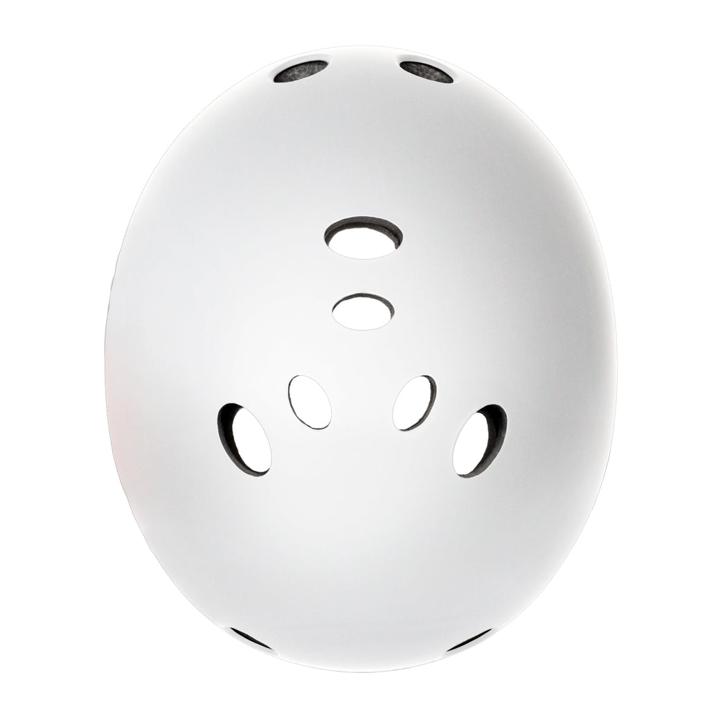 Triple Eight The Certified Sweatsaver Helmet For Skateboarding, Bmx, And Roller Skating, White Rubber, X-Large/Xx-Large
