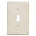 Questech Dacor Single Toggle Light Switch Cover, 1-Gang Electrical Wall Plate, Single Switch Standard Size Receptacle Cover, Dec