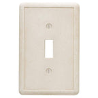 Questech Dacor Single Toggle Light Switch Cover, 1-Gang Electrical Wall Plate, Single Switch Standard Size Receptacle Cover, Dec