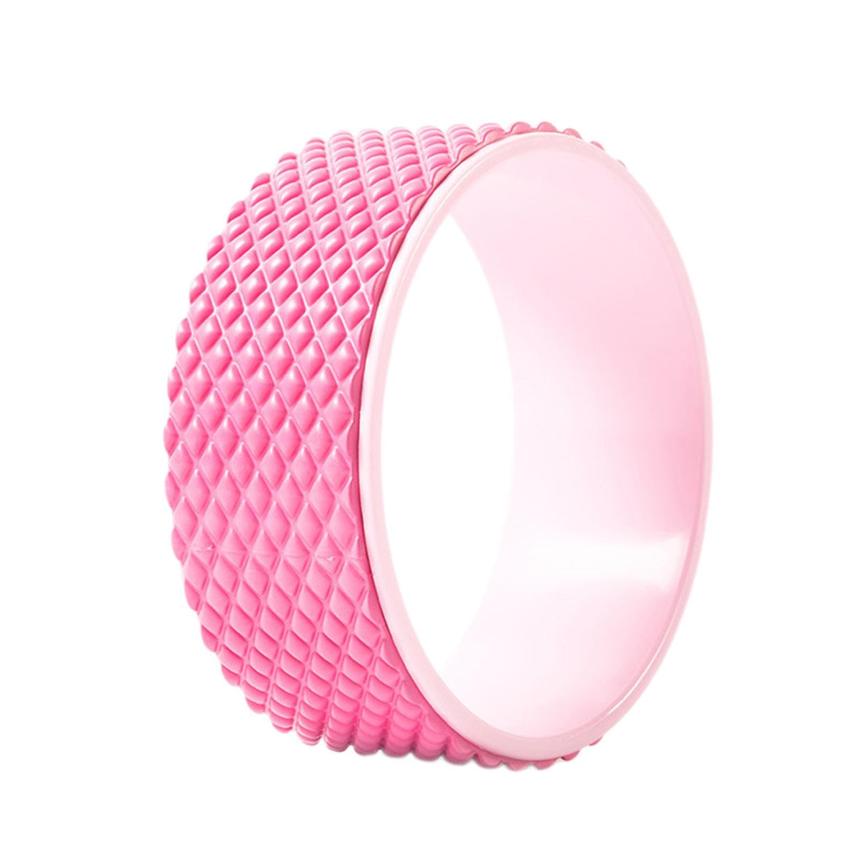 MERISHOPP Yoga Roller Antislip Pilates Circle Auxiliary Wheel for Indoor Home Gym Back Pink|Sporting Goods|Fitness, Running & Yo