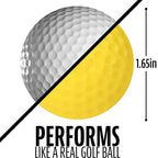 Champkey Practice Foam Golf Balls 16 Or 32 Pack | Limited Flight Golf Balls | True Spin And Feel Training Golf Practice Balls(16