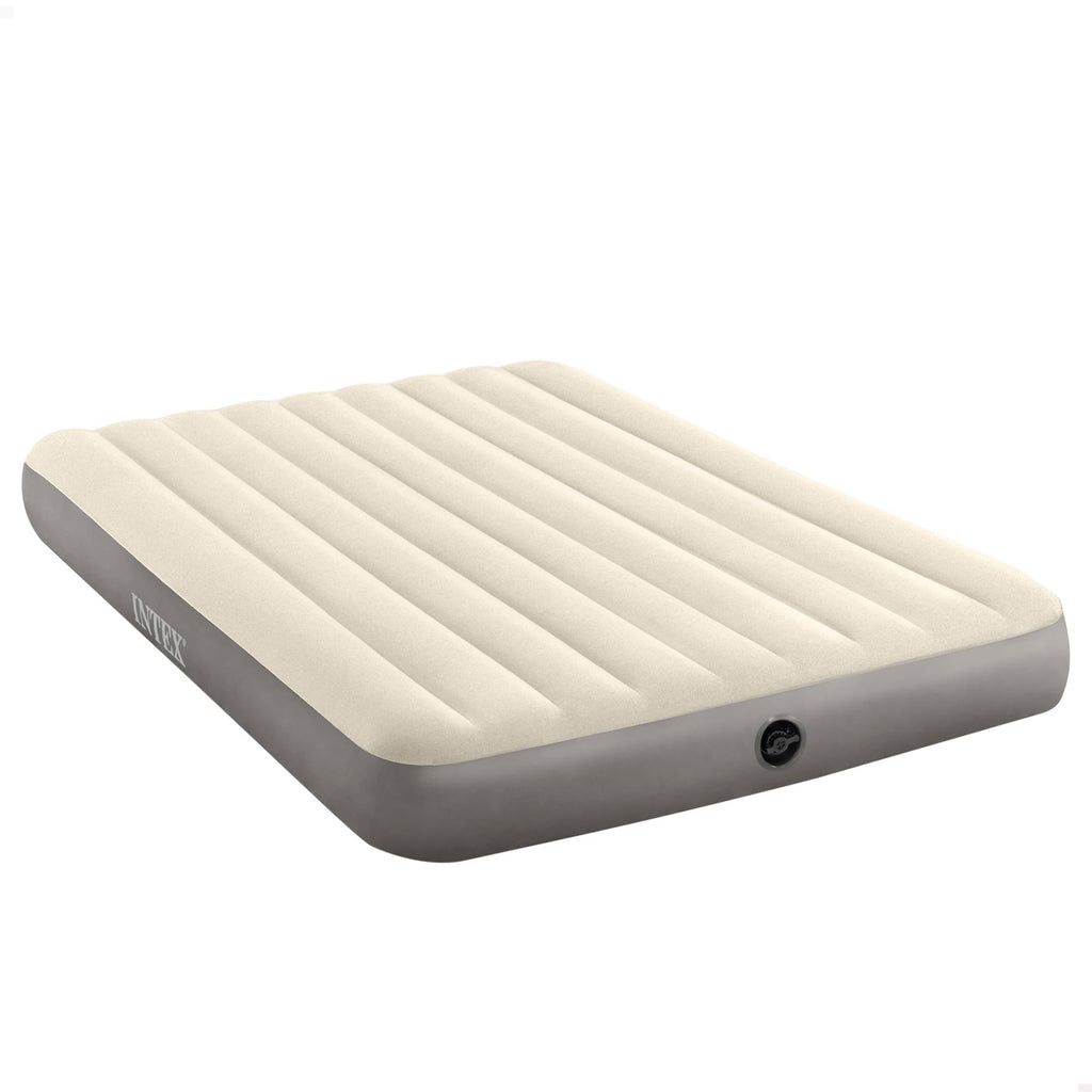 Intex Unisexs Queen Dura-Beam Series Single High Airbed, Taupegrey, One Size