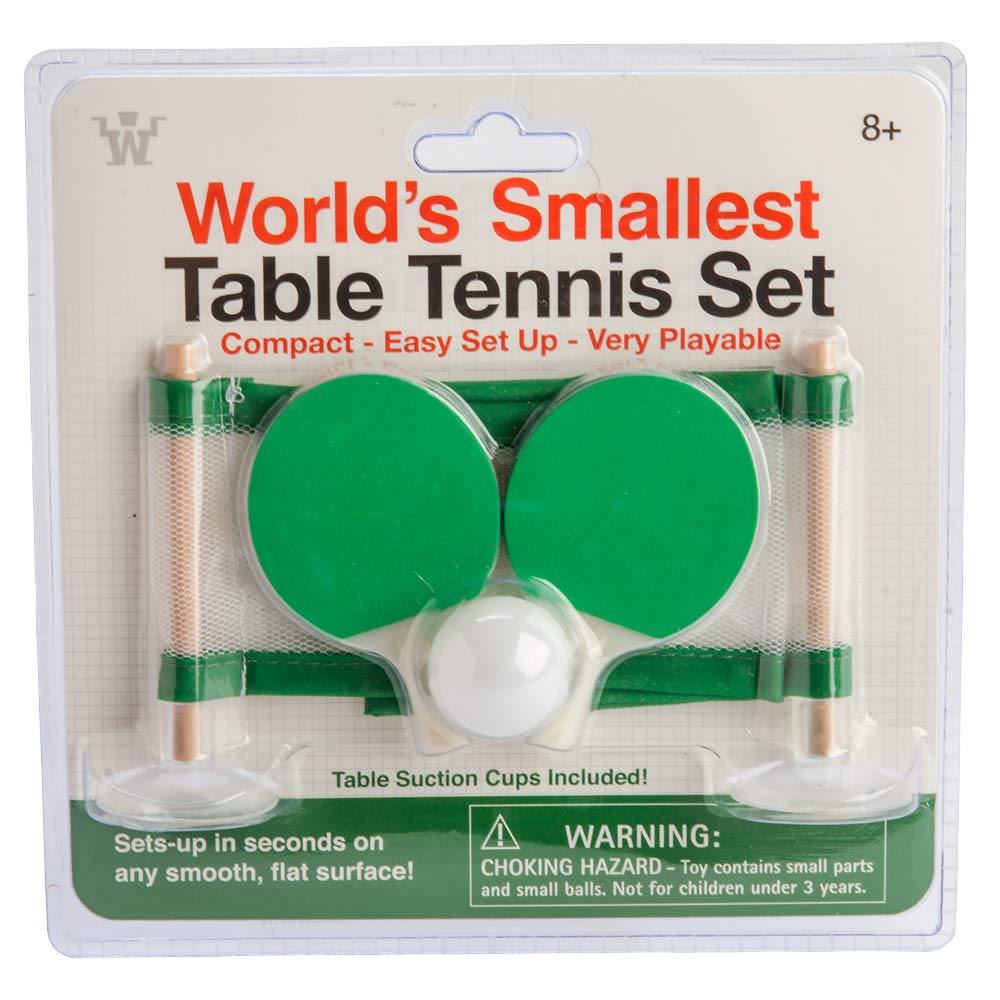 Worlds Smallest Table Tennis Set