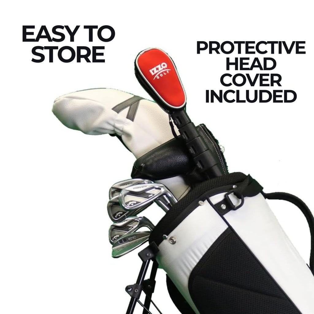 Izzo Golf The Claw Golf Ball Retriever - 15Ft Extension Retriever For Retrieving Golf Balls, Black