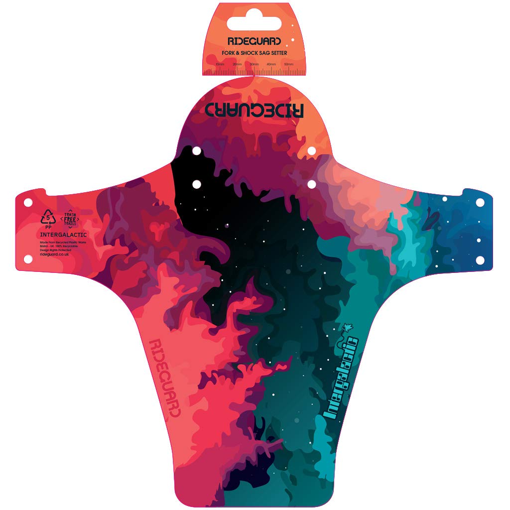 RideGuard PF1 Intergalactic. Front MTB Mudguard Mountain Bike Fender. Fits 24   , 26   , 27.5   , 29   , Plus Size and Fat Bikes