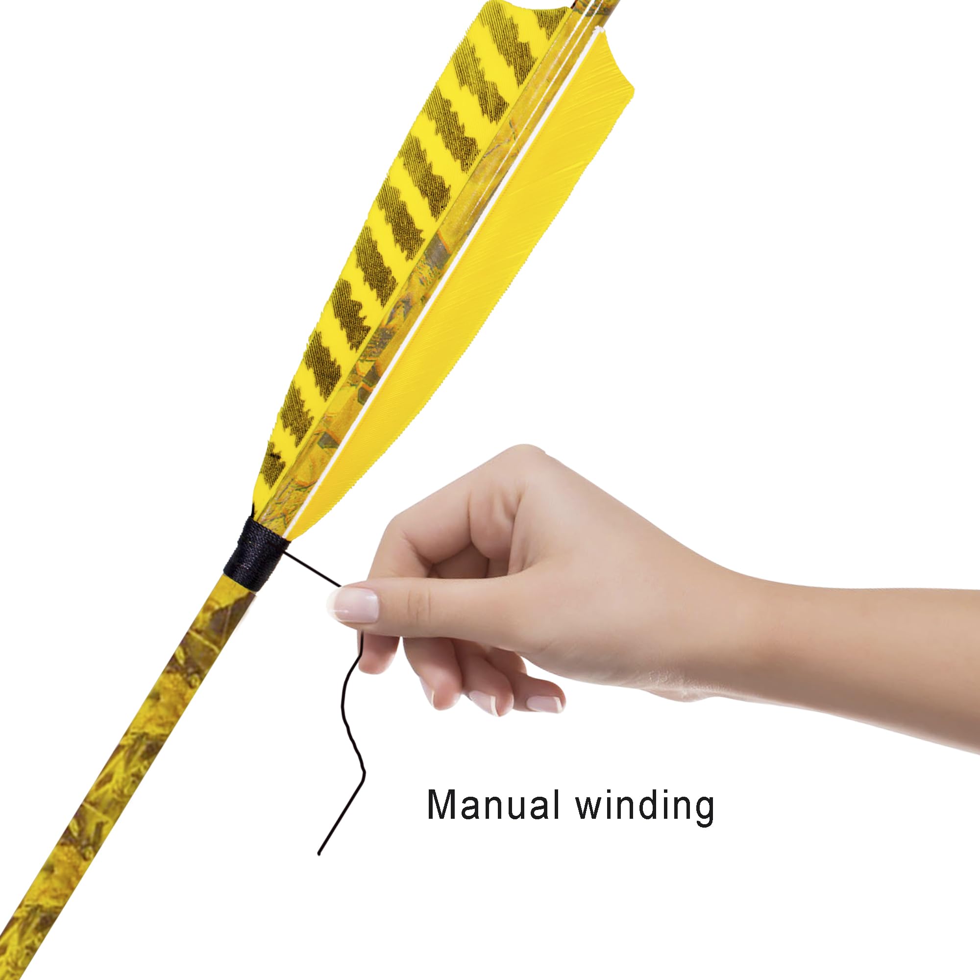 [6 Pack] Archery Sharly 31Inch Carbon Arrow Practice Hunting Arrows With 5 Camo Natural Feathers For Traditional Recurve Bow And
