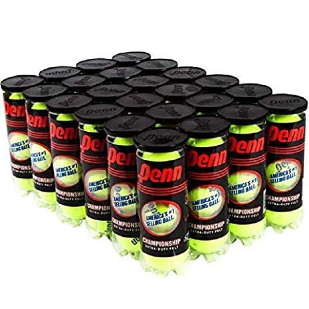 Penn Championship High Altitude Head Tennis Balls - 24 Pack 72 Balls Yellow - USTA & ITF Approved - Official Ball of The United 