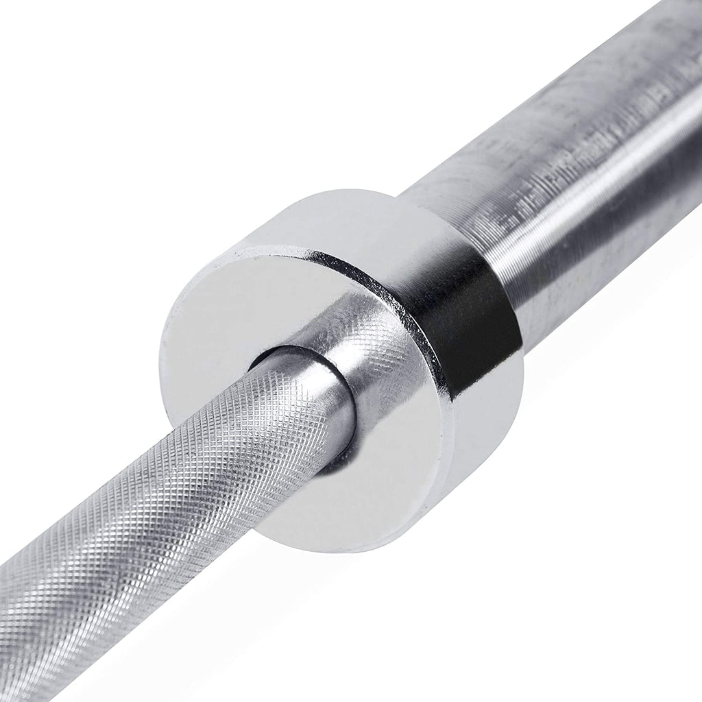 Cap Barbell Olympic 7 Ft Bar 44 Lb, 28Mm Grip Diameter, Chrome - New Version (Obis-85C)