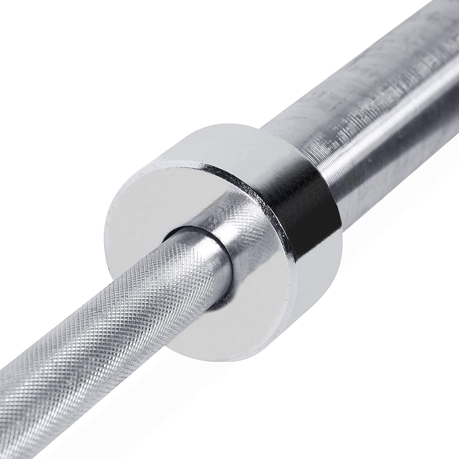 Cap Barbell Olympic 7 Ft Bar 44 Lb, 28Mm Grip Diameter, Chrome - New Version (Obis-85C)
