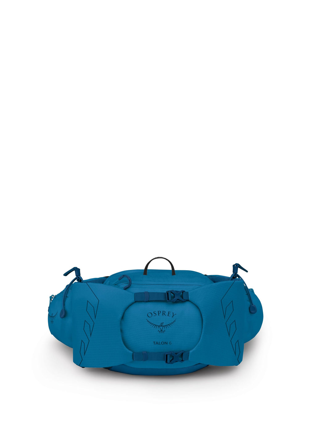 Osprey Talon 6L Mens Lumbar Hiking Waist Pack - Fanny Pack with Water Bottle Holders, Scoria Blue/Night Shift
