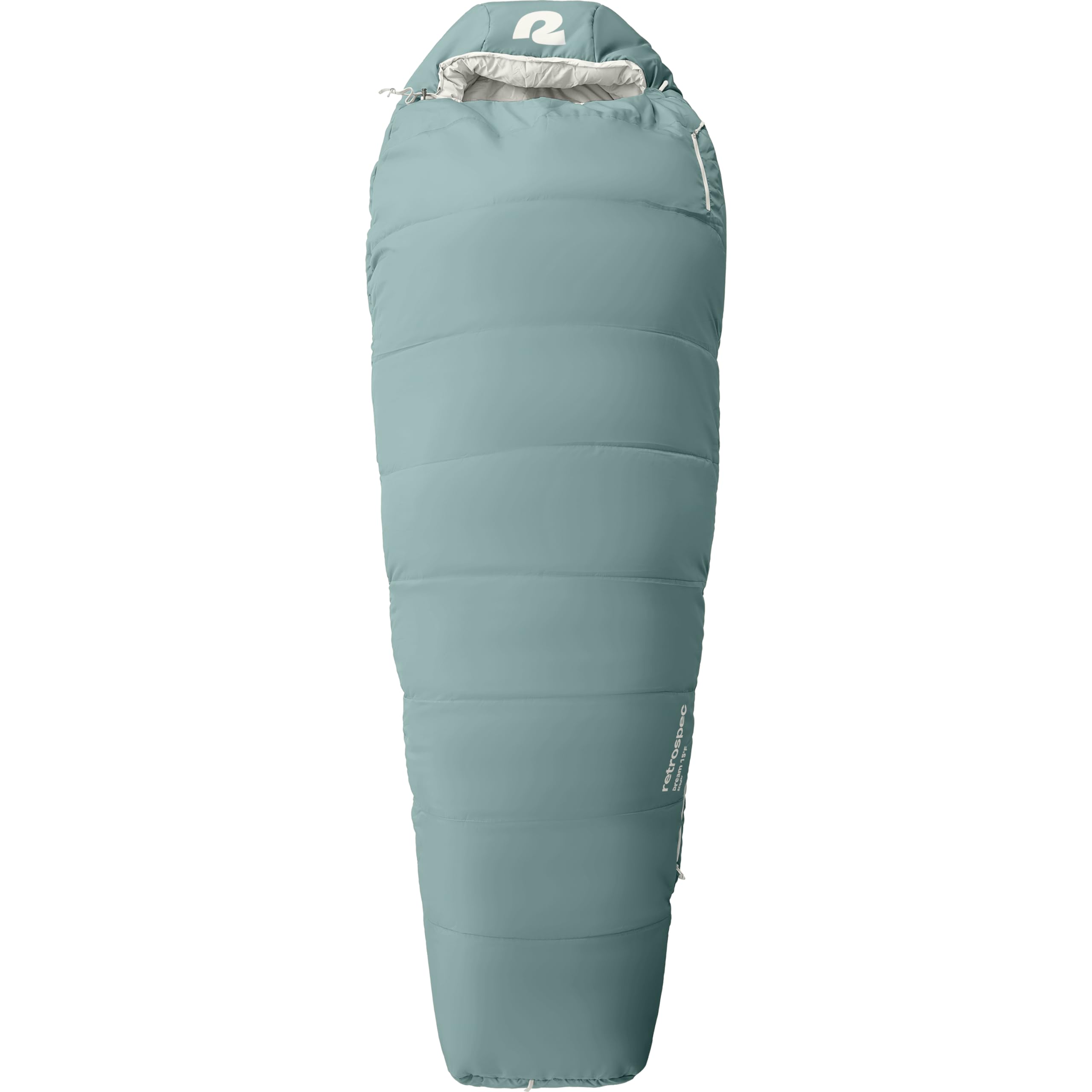 Retrospec Dream 15 Sleeping Bag - Mummy Sleeping Bag For Camping, Insulated Cold Weather, Water-Resistant, Adjustable Draw Cords