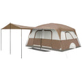 Portal 8 Person Tents for Camping, Easy Setup Cabin Tent with Large Porch, 2 Room, Waterproof Family Camping Tent for Outdoor Ca