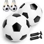 Innotoys Toddler Soccer Ball Size 2 with Pump for Kids 1-3 - 2 Packs Kids Soccer Ball - Indoor Outdoor Lawn Yard Balls Toys Birt