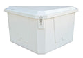 Taylor Made Products 83561 Stow N Go Triangle Dock Box (27.5 x 54, Triangle ) , White