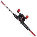 Abu Garcia 66    Max X Fishing Rod And Reel Baitcast Combo, 4+1 Ball Bearings With Lightweight Graphite Frame & Sideplates, Alum